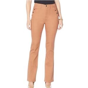 DG2 by Diane Gilman Virtual Stretch Pocket Bootcut Jeans Size 16